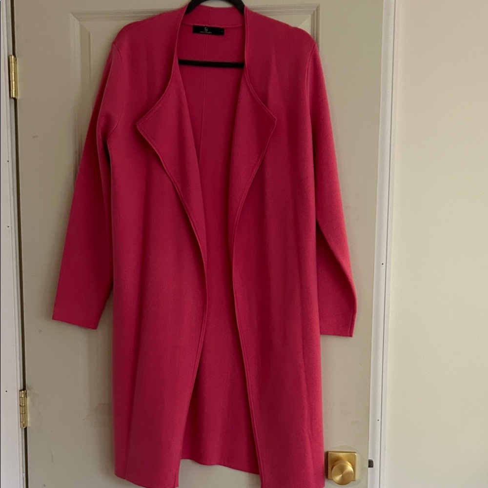 Elegant Pink Women's Cardigan